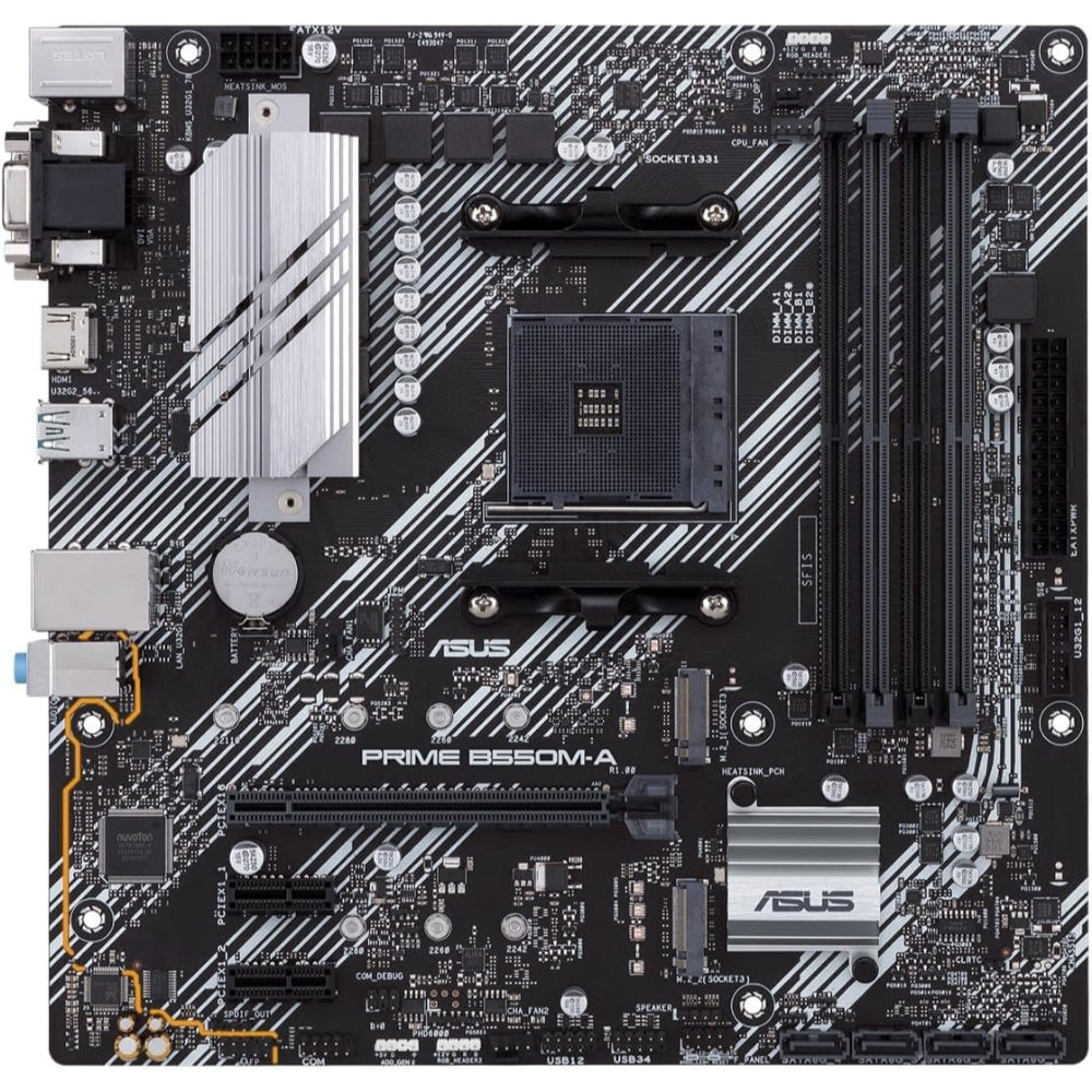 ASUS Motherboard PRIME B550M-A AM4 Micro-ATX ASUS Motherboard PRIME B550M-A AM4 Micro-ATX